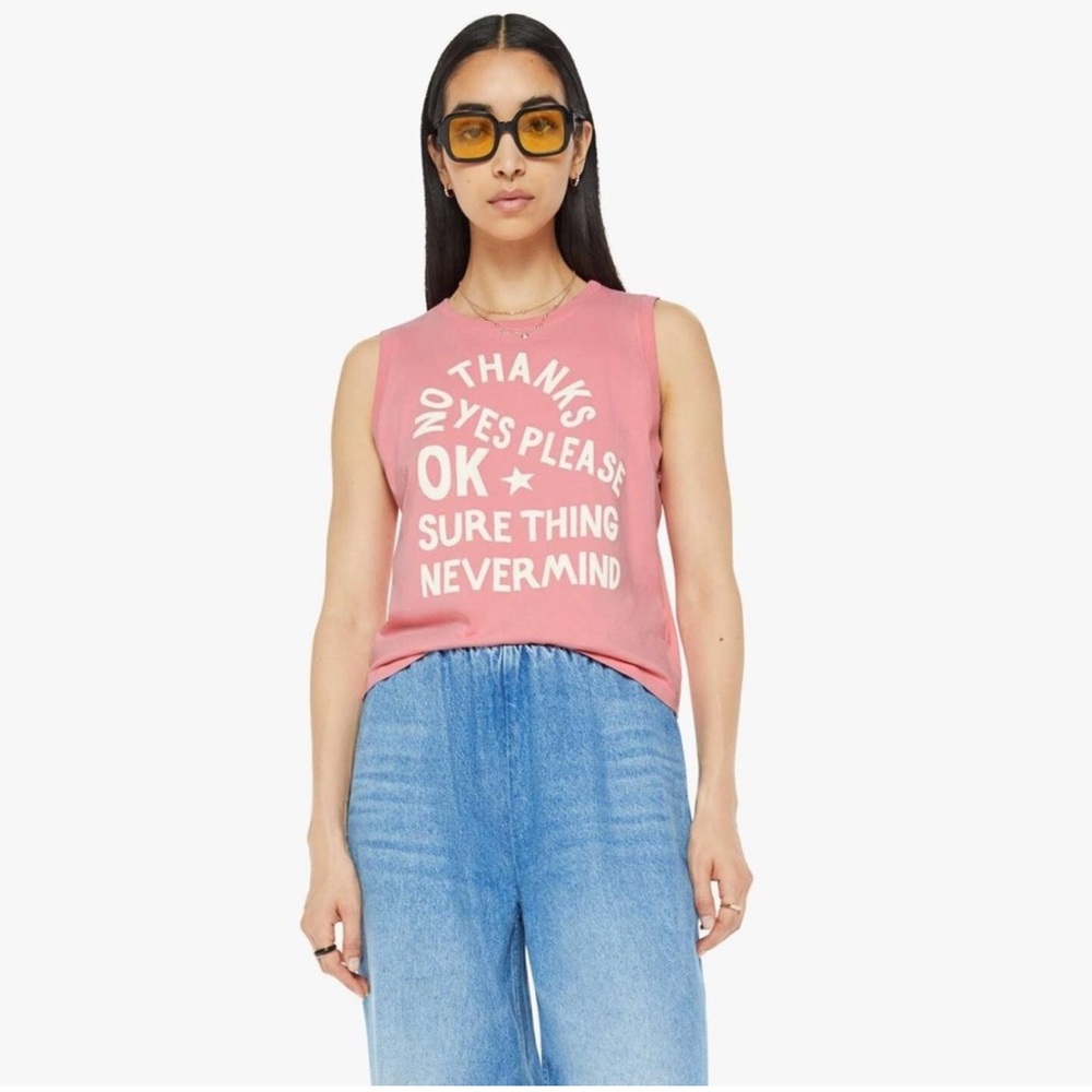 NWT MOTHER The Strong and Silent Type Tee Size:Small
